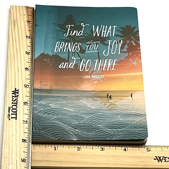 Compendium Find What Brings You Joy & Go There Ruled Notebook Journal New Unused - Picture 4 of 11